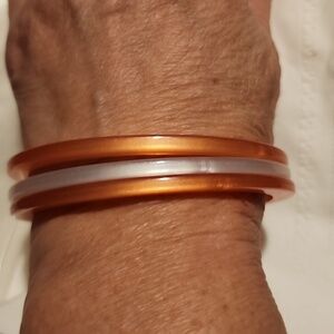 Lucite Moonlight Stringer bangles‎